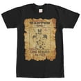 thumbnail image 1 of Men's Marvel Deadpool Wanted Poster  Graphic Tee Black Medium, 1 of 4