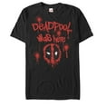 thumbnail image 1 of Men's Marvel Deadpool Was Here  Graphic Tee Black X Large, 1 of 4