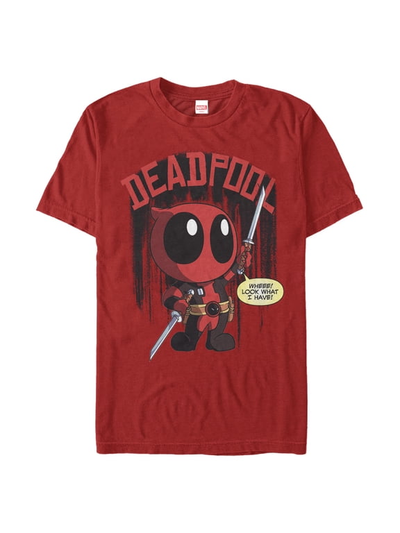 Men's Marvel: Deadpool Whee Look What I Have Graphic T-Shirt
