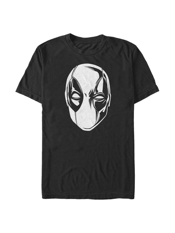 Men's Marvel: Deadpool White Mask Graphic T-Shirt