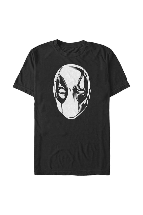 Men's Marvel: Deadpool White Mask Graphic T-Shirt