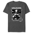 thumbnail image 1 of Men's Marvel: Deadpool & Wolverine Black and White Holy Snikt Graphic T-Shirt, 1 of 5