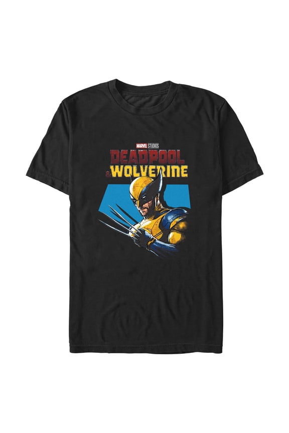 Men's Marvel: Deadpool & Wolverine Claw Pose Graphic T-Shirt