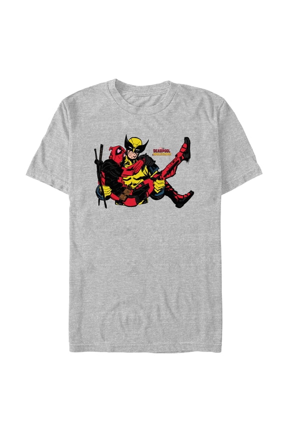 Men's Marvel: Deadpool & Wolverine Couple Pose  Graphic T-Shirt
