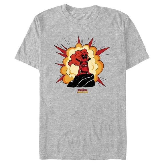 Men's Marvel: Deadpool & Wolverine Deadpool Mermaid Graphic T-Shirt