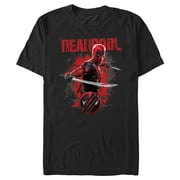 Mens Marvel Deadpool & Wolverine Deadpool Pose Graphic T-Shirt
