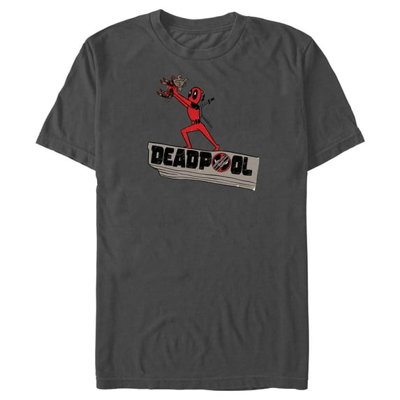 Men's Marvel: Deadpool & Wolverine Hail Dogpool Graphic T-Shirt