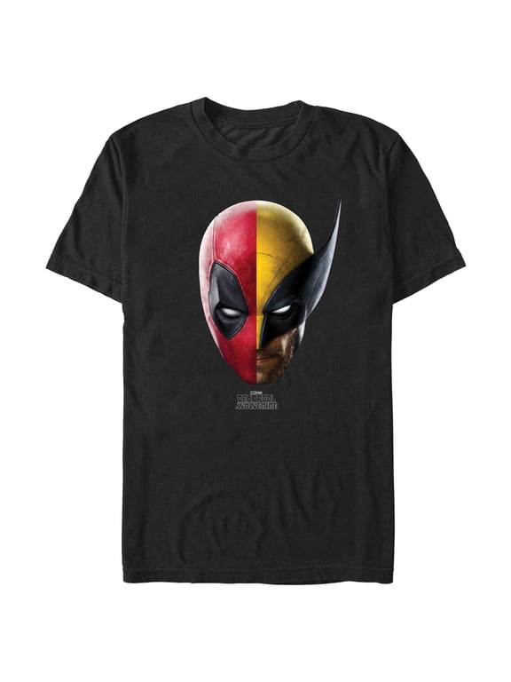Men's Marvel: Deadpool & Wolverine Half Portraits Graphic T-Shirt
