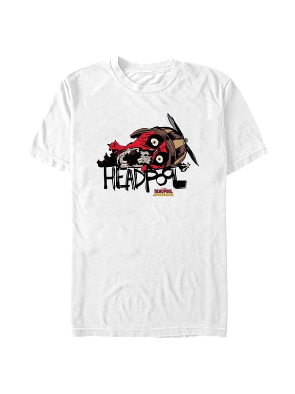 Men's Marvel: Deadpool & Wolverine Headpool Face Graphic T-Shirt