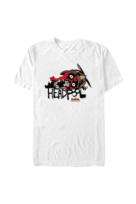 Men's Marvel: Deadpool & Wolverine Headpool Face Graphic T-Shirt