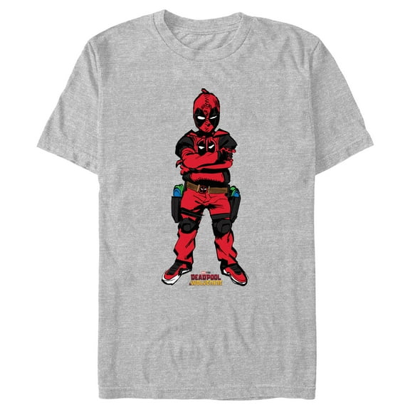 Men's Marvel: Deadpool & Wolverine Kidpool Pose Graphic T-Shirt