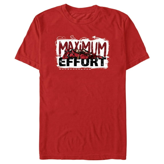 Men's Marvel: Deadpool & Wolverine Maximum Effort Graphic T-Shirt
