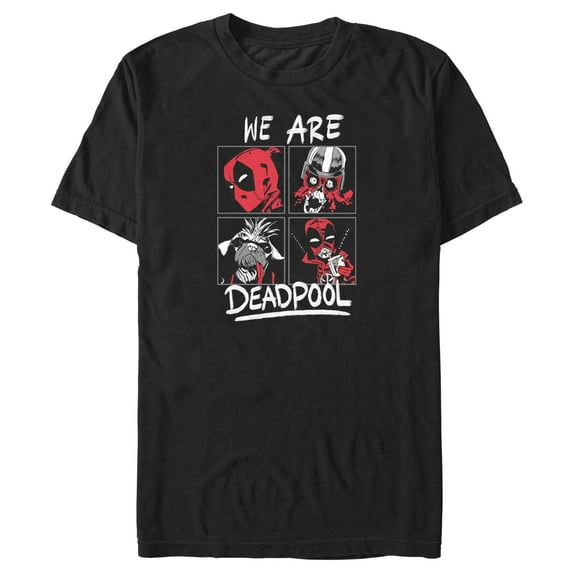 Men's Marvel: Deadpool & Wolverine Photo Squares Graphic T-Shirt