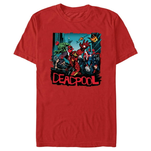 Men's Marvel: Deadpool & Wolverine Poster Child Graphic T-Shirt