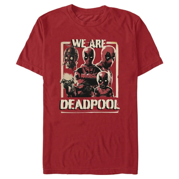 Men's Marvel: Deadpool & Wolverine We Are Portraits Graphic T-Shirt