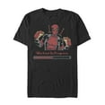 thumbnail image 1 of Men's Marvel Deadpool Workout in Progress  Graphic Tee Black Medium, 1 of 4