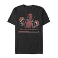 thumbnail image 1 of Men's Marvel Deadpool Workout in Progress  Graphic Tee Black Small, 1 of 4