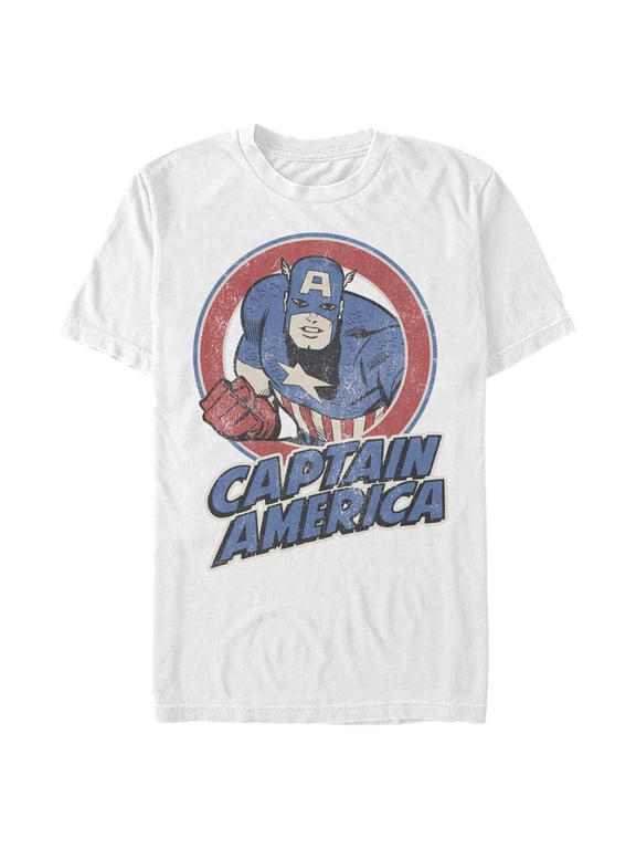 Men's Marvel Distressed Classic Captain America Graphic T-Shirt