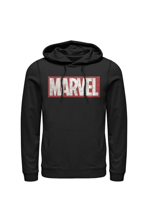 Men's Marvel Distressed Comic Strips Collage  Pull Over Hoodie