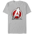 thumbnail image 1 of Men's Marvel Doctor Strange in the Multiverse of Madness Avengers Logo  Graphic Tee Silver Large, 1 of 4