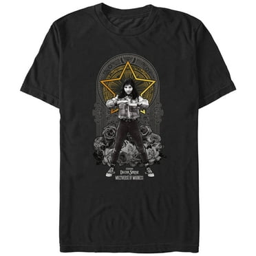 Men's Marvel Doctor Strange in the Multiverse of Madness Bold Chavez  Graphic Tee Black Large