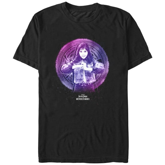Men's Marvel Doctor Strange in the Multiverse of Madness Celestial America Chavez  Graphic Tee Black Small
