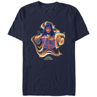 Men's Marvel Doctor Strange in the Multiverse of Madness Groovy Chavez  Graphic Tee Navy Blue 2X Large