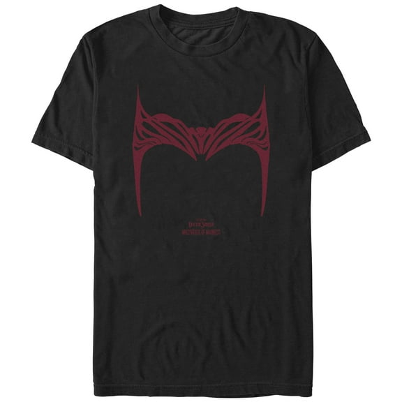 Men's Marvel Doctor Strange in the Multiverse of Madness Helm of Wanda  Graphic Tee Black Large