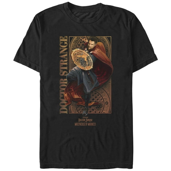 Men's Marvel Doctor Strange in the Multiverse of Madness Magic Doctor  Graphic Tee Black X Large