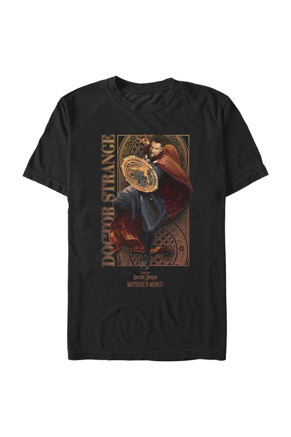 Men's Marvel Doctor Strange in the Multiverse of Madness Magic Doctor Graphic Tee Black X Large