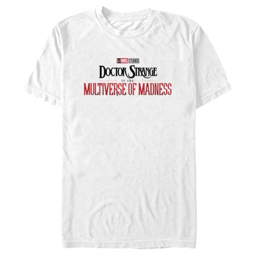 Men's Marvel Doctor Strange in the Multiverse of Madness Main Logo  Graphic Tee White 2X Large