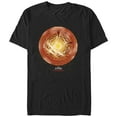 thumbnail image 1 of Men's Marvel Doctor Strange in the Multiverse of Madness Orange Rune Graphic Tee Black 3X Large, 1 of 5