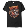 thumbnail image 1 of Men's Marvel Dogpool Circle  Graphic Tee Black 3X Large, 1 of 4