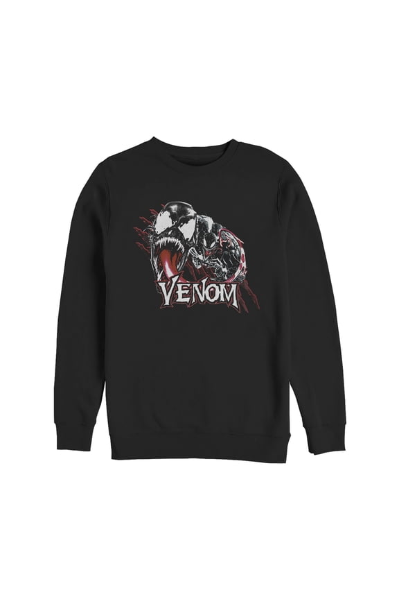 Men's Marvel Double Venom Sweatshirt Black Medium