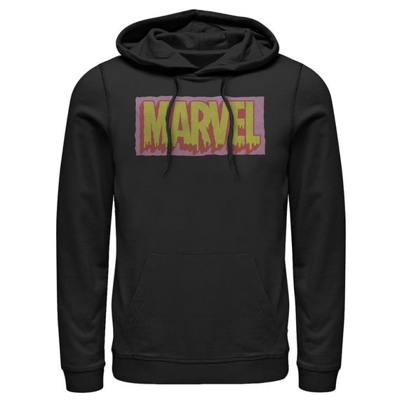 Men's Marvel Drippy Retro Logo Pull Over Hoodie