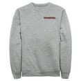 thumbnail image 1 of Men's Marvel Embroidered Logo Sweatshirt Athletic Heather Large, 1 of 4