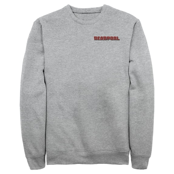 Men's Marvel Embroidered Logo Sweatshirt Athletic Heather Medium