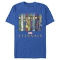 thumbnail image 1 of Men's Marvel Eternals Animated Vertical Boxes Poster  Graphic Tee Royal Blue Medium, 1 of 4