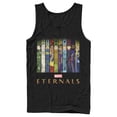 thumbnail image 1 of Men's Marvel Eternals Animated Vertical Boxes Poster Tank Top Black Medium, 1 of 5