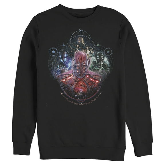 Men's Marvel Eternals Celestials Four  Sweatshirt Black 2X Large
