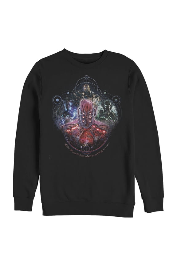 Men's Marvel Eternals Celestials Four Sweatshirt Black Large