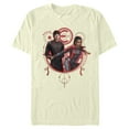 thumbnail image 1 of Men's Marvel Eternals Druig and Makkari Duo  Graphic Tee Beige Medium, 1 of 4