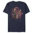 thumbnail image 1 of Men's Marvel Eternals Druig and Makkari Duo  Graphic Tee Navy Blue 2X Large, 1 of 5