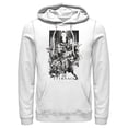 thumbnail image 1 of Men's Marvel Eternals Greyscale Poster  Pull Over Hoodie White Small, 1 of 4