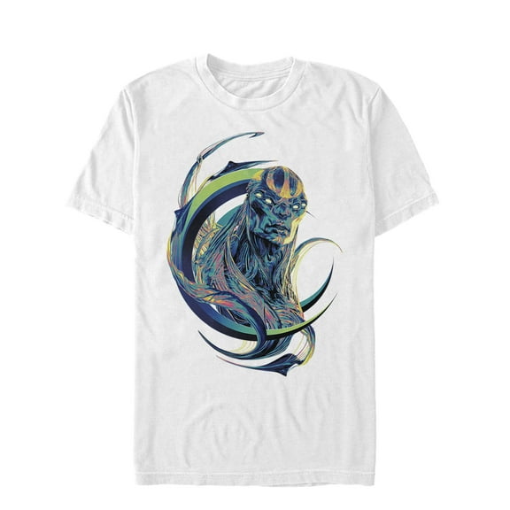 Men's Marvel Eternals Kro Colorful Graphic Tee White Small