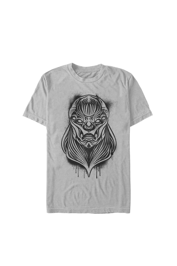 Men's Marvel Eternals Kro Spray Paint Graphic Tee Silver Small