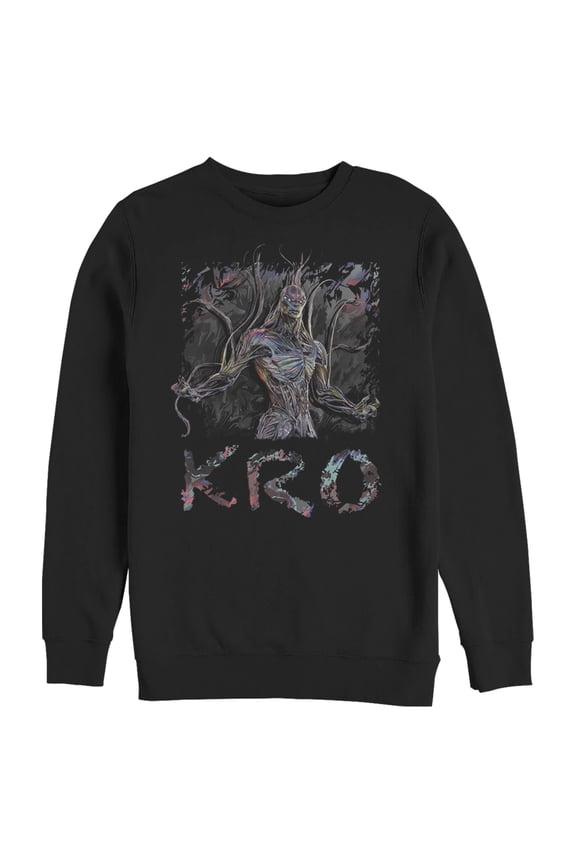 Men's Marvel Eternals Kro Sweatshirt Black Medium