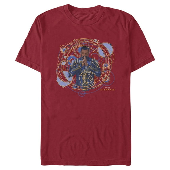 Men's Marvel Eternals Phastos the Cosmic Psychic  Graphic Tee Cardinal Large