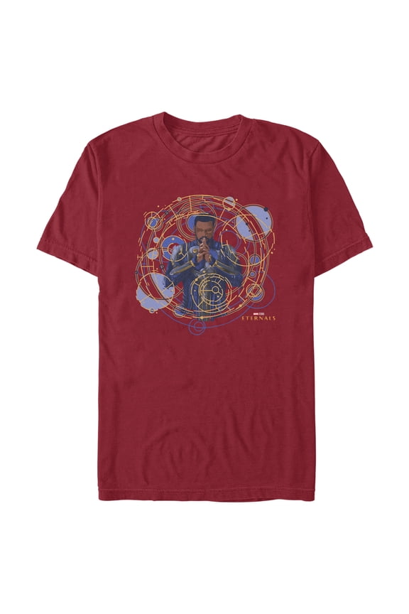 Men's Marvel Eternals Phastos the Cosmic Psychic  Graphic Tee Cardinal Small