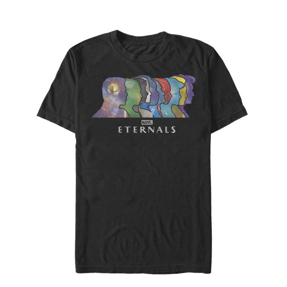 Men's Marvel Eternals Silhouettes  Graphic Tee Black Large